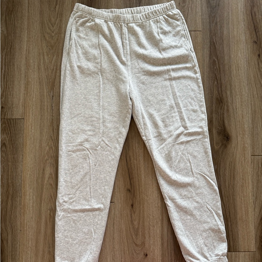 Fabletics Light Gray Jogger Pants